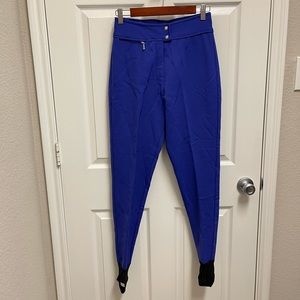 Vintage Schoeller Purple Ski Snow Stirrup Pants